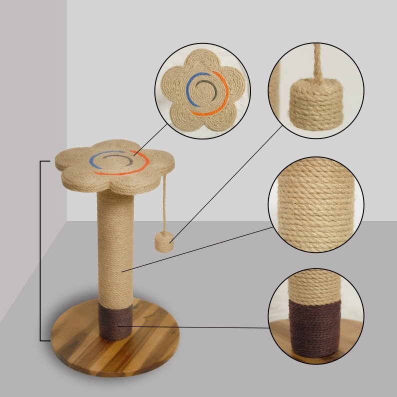 cat-scratcher-with-flower-top-205a